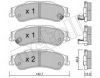 METELLI 22-0722-0 Brake Pad Set, disc brake